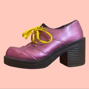 Sassy Platform Oxford Stomping Shoes